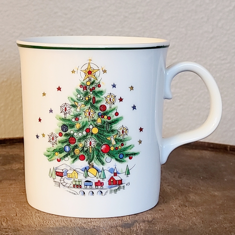 Vintage Salem Christmas Eve Porcelain Mug